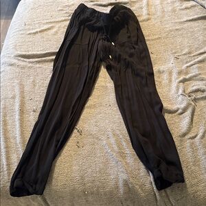 Old Navy Black Elastic Waist Pants